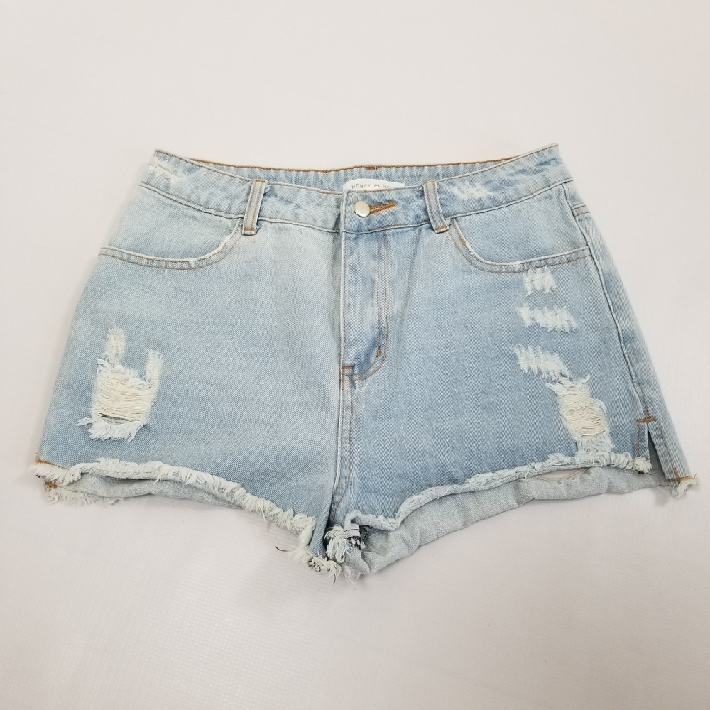 Honey Punch Denim Shorts Medium